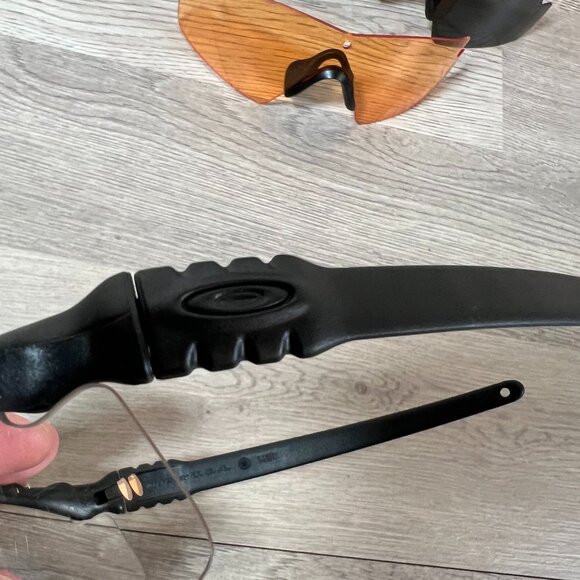 Oakley SI Ballistic M-Frame 3.0 Glasses Multi Lens Kit Black Orange Clear - Picture 7 of 9